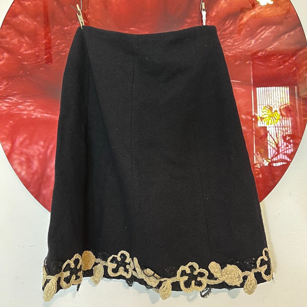 Eva Scacchi wool skirt